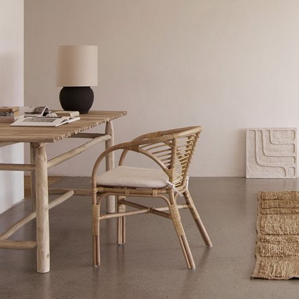 CHAIR | RATTAN | H 77 CM