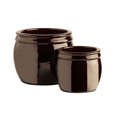 POT M | GLAZED | SET OF 2