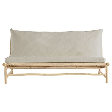 BAMBOO LOUNGE SOFA | SAND CUSHION